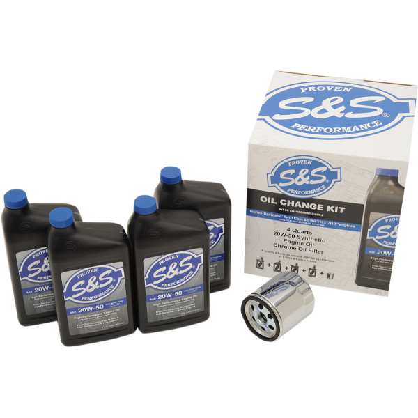 S&Sサイクル S&S Cycle 100%化学合成 オイル交換キット 99年-17年 Twin Cam/18年以降 ソフテイル 3601-0413 WO店 17,039円