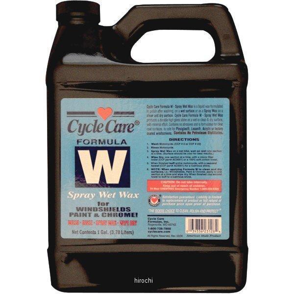 サイクルケア Cycle Care フォーミュラ W スプレー ウエット ワックス 1ガロン(3.8L) WO店
