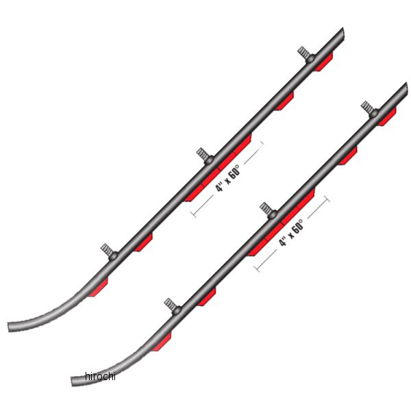 スノースタッフ Sno Stuff ランナー 505シリーズ 4インチ(102mm) カワサキ (左右ペア) WO店の通販は