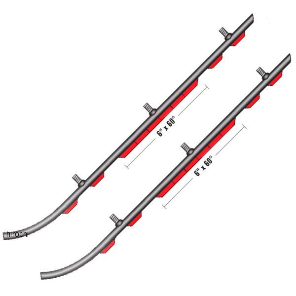スノースタッフ Sno Stuff ランナー 506シリーズ 6インチ(152mm) ヤマハ (左右ペア) WO店の通販は 13,750円