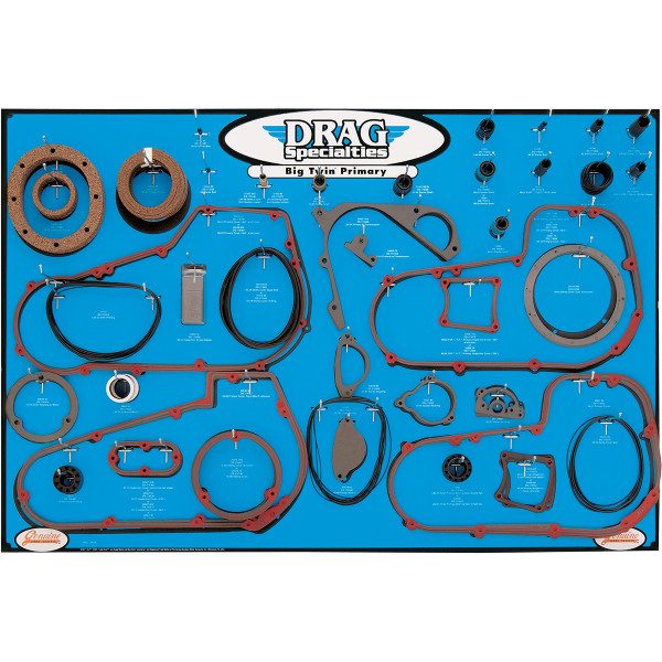 DRAG ディスプレイ ボード プライマリー ガスケット BigTwin 4速、5速トランスミッション 9903-0101 WO店