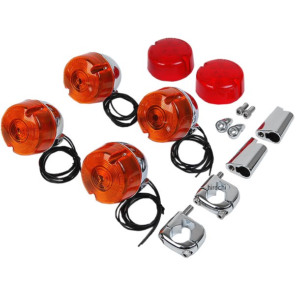 クリス Chris Products ウインカー コンプリート ダブル球 86年-01年 (4個入り) WO店の通販は 26,888円