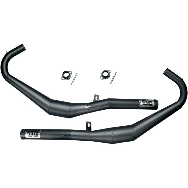 DGパフォーマンス DG Performance フルエキゾースト ストレートカット 77年-78年 RD400 黒 D14-4414 WO店