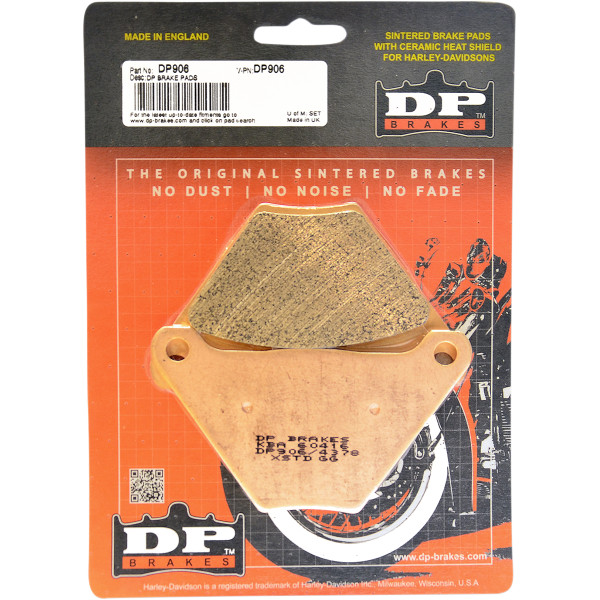 DPブレーキ DP Brakes ブレーキパッド フロント、リア 73年 XL、72年-84年 FL、FX シンタードメタル (2個入り) WO店