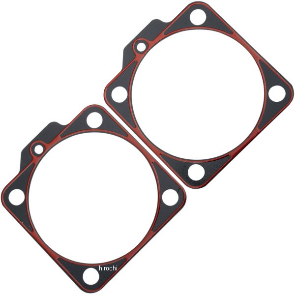 ジェームズ JAMES シリンダーベース ガスケット 0.51mm 63年-84年 3-5/8インチボア メタル (2個入り) WO店の通販は