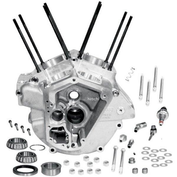 S&amp;Sサイクル S&amp;S Cycle スーパーストック エンジンケース 84年-91年 エボ、Big Twin 3-5/8"ボアシルバー DS-194304 WO店
