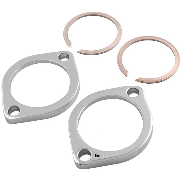 DRAG エキゾースト フランジキット クローム 65325-83 65328-83 DS