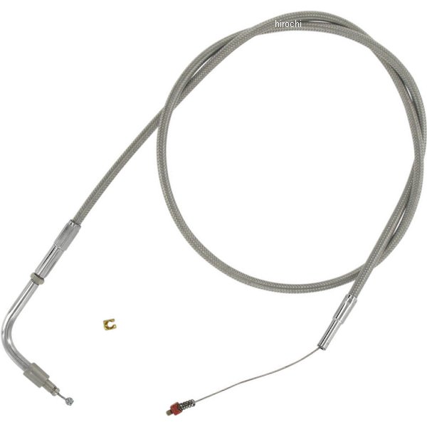 バーネット Barnett スロットルケーブル 34インチ ステンレス 01年以降 ソフテイル DS-223597 WO店