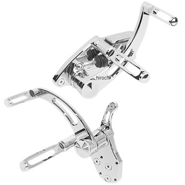 アクトロニクス Accutronix フォワードコントロール 3インチ長い ソフテイル スロット クローム/3インチ長い WO店の通販は