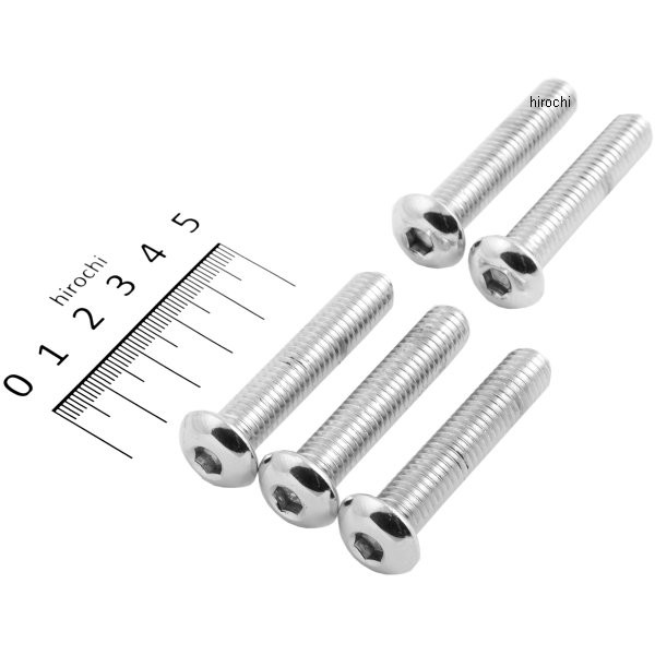 DS-192330 DRAG 六角穴付きボタンボルト 3/8"x 16 x 2インチ(51mm) クローム (5個入り) WO店の通販は