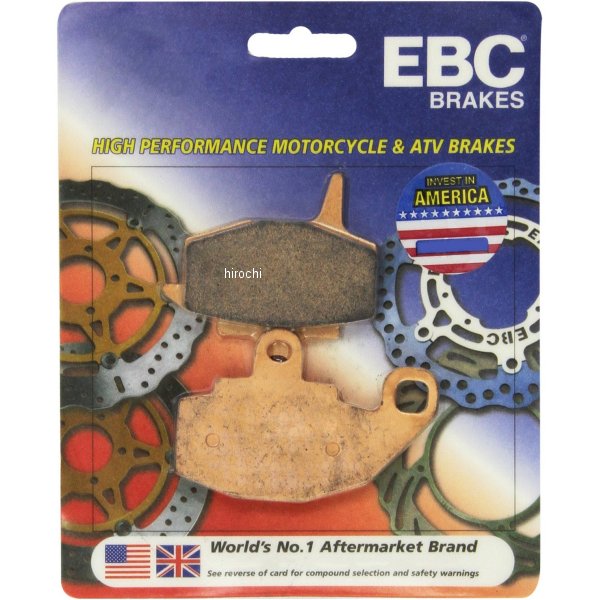 EBC イービーシー ブレーキパッド フロント 87年-89年 KX、KLR (R-シンタード) FA130R WO店
