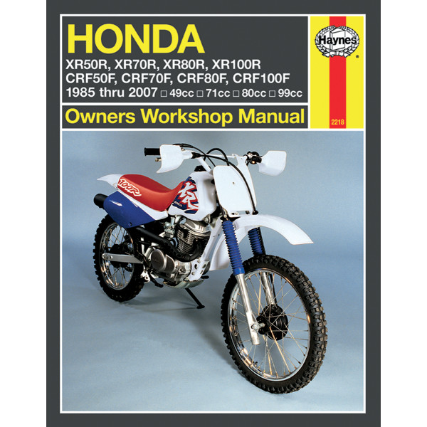 ヘインズ Haynes マニュアル 整備書 85年-07年 ホンダ XR50R/XR80R/XR80R/XR100R/CR50F他 WO店