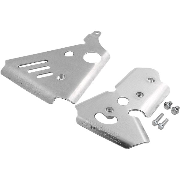 ワークスコネクション Works Connection フレームガード 89年-01年 CR500R、CR250R アルミ M6615055 WO店