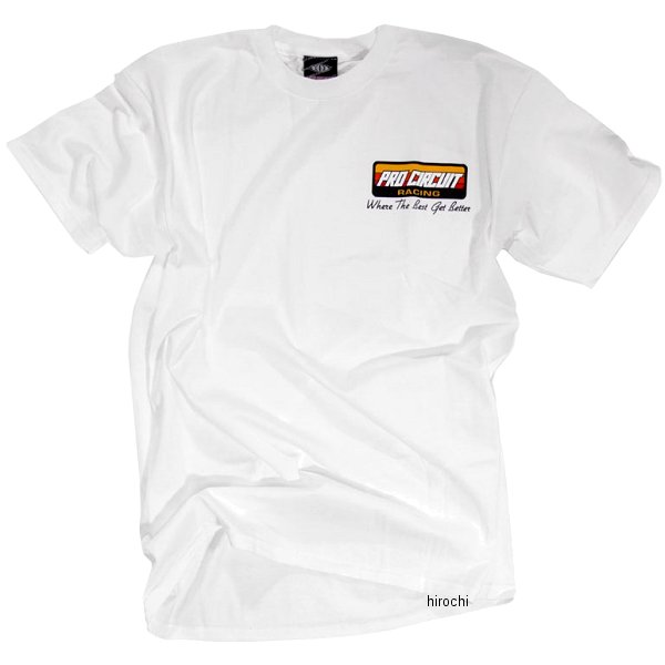 プロサーキット Pro Circuit Tシャツ Original Logo 白 Lサイズ PC2040L WO店