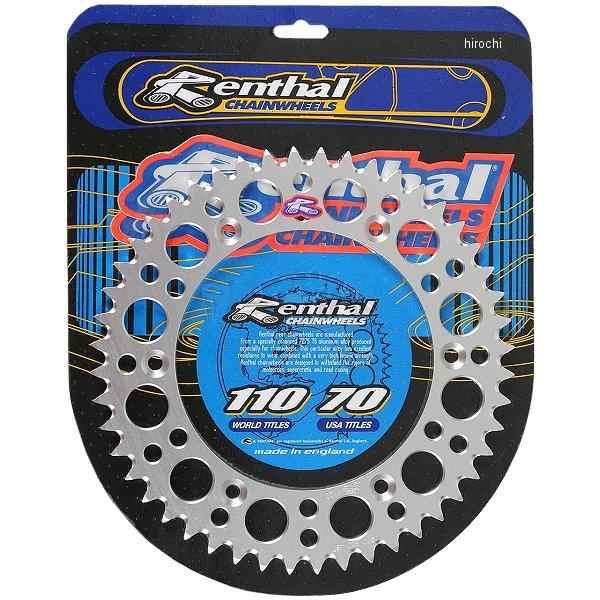 レンサル RENTHAL リア スプロケット 48T/520 83年以降 ホンダ、ヤマハ アルミ シルバー WO店の通販は