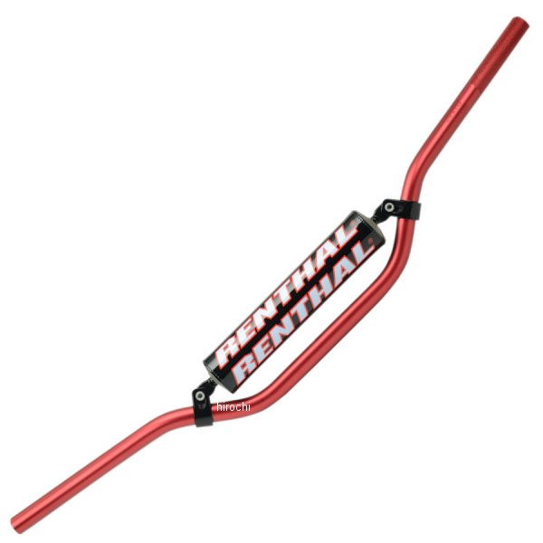 レンサル RENTHAL 22mm ハンドルバー MX HIGH 89年-91年 CR 赤 WO店