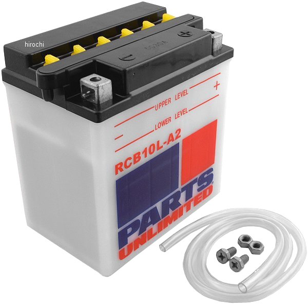 パーツアンリミテッド Parts Unlimited 液別 耐久バッテリー 開放型 12V YB10L-A2 RCB10L-A2 WO店