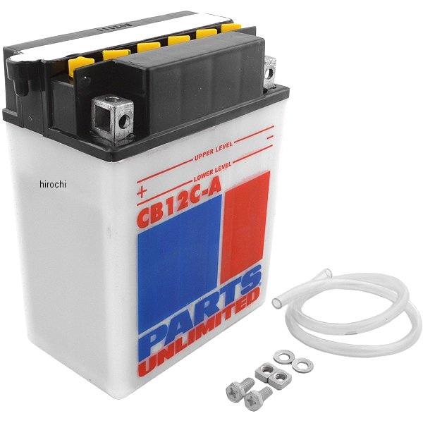 パーツアンリミテッド Parts Unlimited 液別 耐久バッテリー 開放型 12V YB12C-A RCB12CA WO店