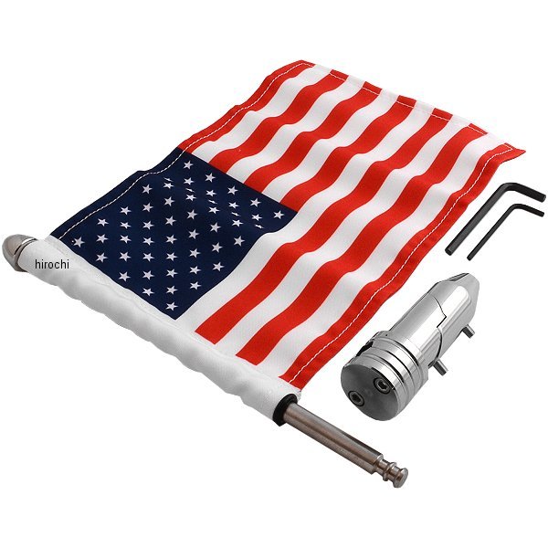 プロパッド PRO PAD 折りたたみ 旗取付け 9インチ(229mm) ポール USA旗付き WO店の通販は