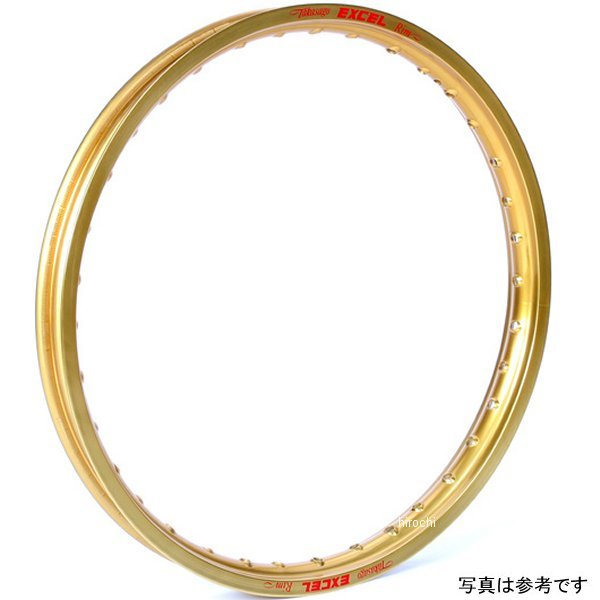 エキセル EXCEL アルミリム リア 18X2.15 89年以降 CR、CRF32H ゴールド WO店の通販は