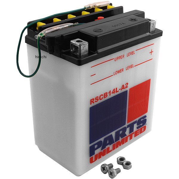 パーツアンリミテッド Parts Unlimited 液別 耐久バッテリー 開放型 12V SYB14L-A2 RSCB14L-A2 WO店