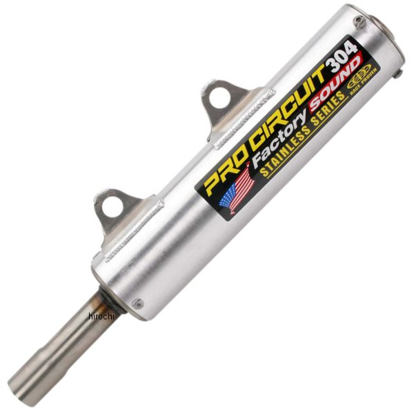 プロサーキット Pro Circuit 304 ファクトリーサウンド マフラー 88年-89年 KX250、KDX250 ステンレス SK89200D-304 WO店 29,600円
