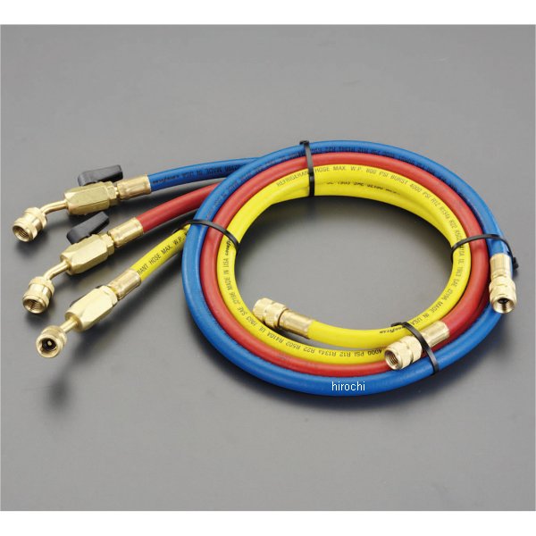 エスコ ESCO R12 R22 R502 ボールバルブ付チャージングホースセット EA104AK-20 WO店