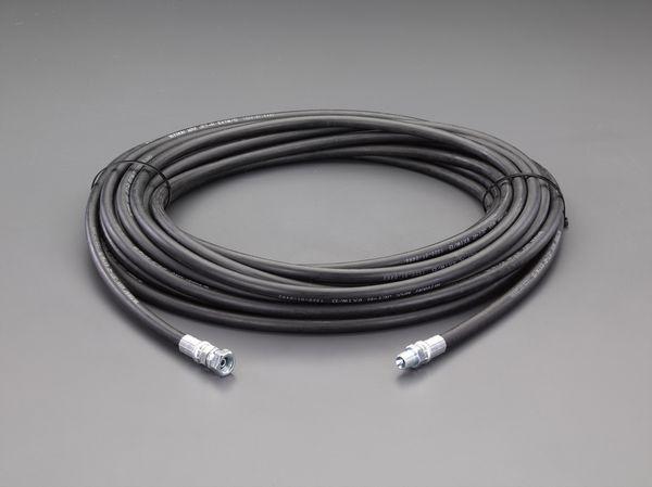 エスコ ESCO R1/2"xG1/2"x10m 高圧ホース(洗浄機用) EA115BB-21 WO店