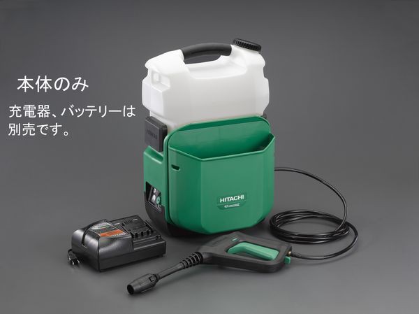 エスコ(ESCO) AC100V/1.4Kw 高圧洗浄機 EA115TR-6-