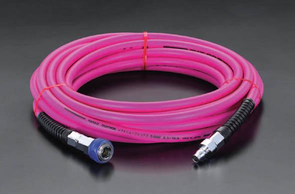 エスコ ESCO 8.5/12.5mmx20m ウレタンホース(カプラー付) EA125BR-20 WO店