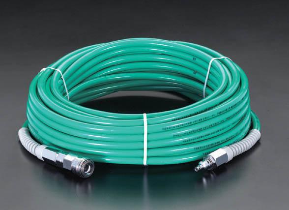 エスコ ESCO 6.0/10.0mmx10m 高圧ホース(カプラー付) EA125BW-10 WO店