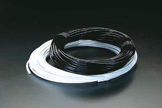 エスコ ESCO 8.0/ 12mmx20m ソフトウレタンチューブ(黒) EA125DA-12 WO店