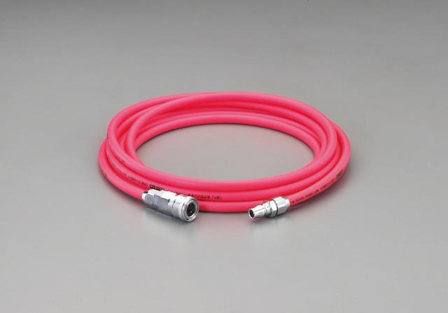 エスコ ESCO 8.5/12.5mmx20m エアーホース(カプラー付 PVC) EA125EE-20 WO店