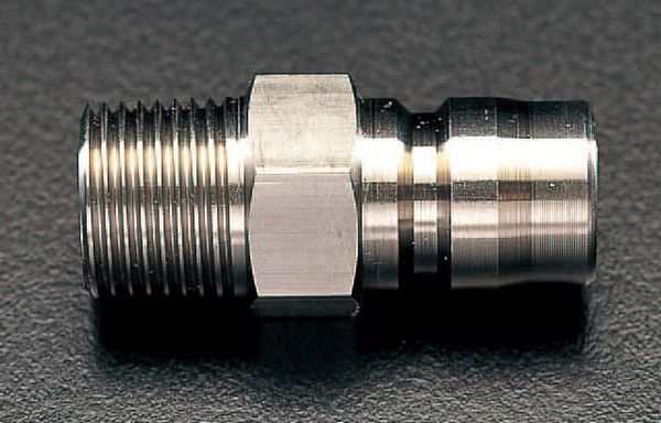 エスコ ESCO R 1・1/4インチ雄ねじプラグ(中圧用/ステンレス製) EA140AG-10 WO店