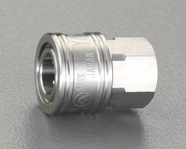 エスコ ESCO RC1・1/4インチ雌ねじカップリング(中圧用/ステンレス) EA140BE-10 WO店