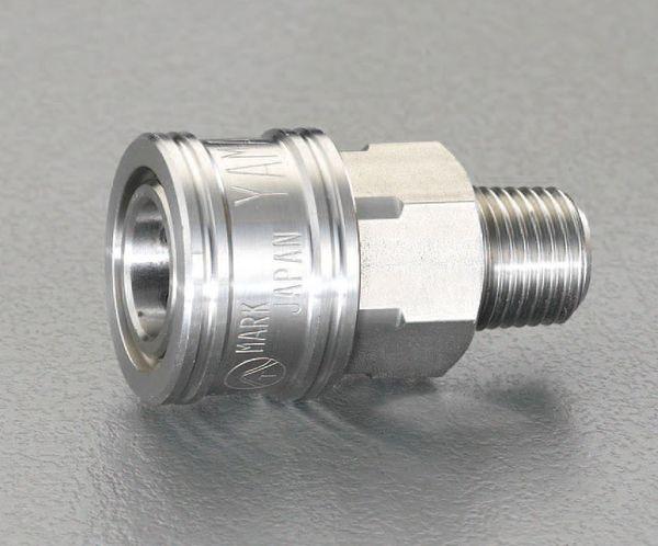 エスコ ESCO R 1・1/4インチ雄ねじカップリング(中圧用/ステンレス) EA140BG-10 WO店