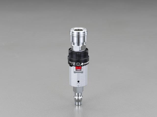 エスコ ESCO 0.1-0.5MPa 手元減圧弁(カプラー付) EA140CS-56 WO店の通販は 8,458円