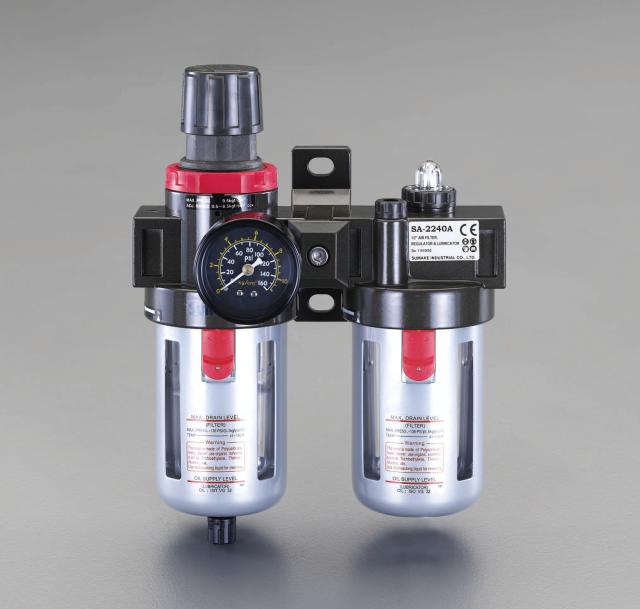 エスコ ESCO Rc 3/8" F.R.L.ユニット EA153AG-13 WO店