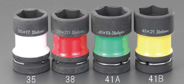 エスコ ESCO 1"sqx38x20mm リヤ-ホイ-ルナットソケット EA164FK-38 WO店