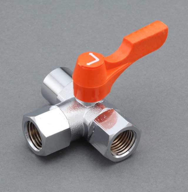 エスコ ESCO Rc3/8"xRc3/8"xRc3/8" 三方ミニボールバルブ EA425BT-3 WO店の通販は