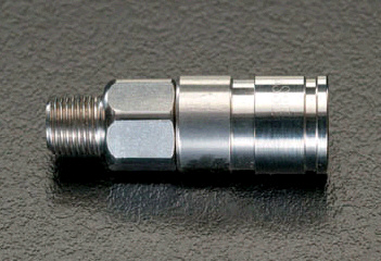 エスコ ESCO R 3/8" カプラーソケット(オスねじ/ステンレス製) EA425DK-3 WO店の通販は