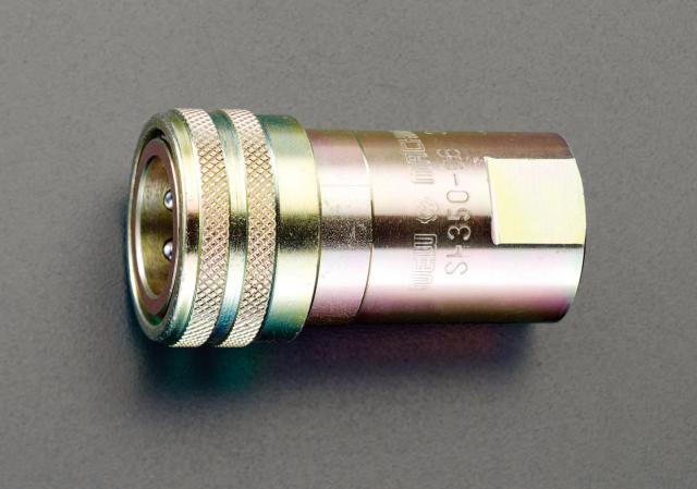 エスコ ESCO R 1/4" カプラーソケット(高圧) EA425DX-2 WO店