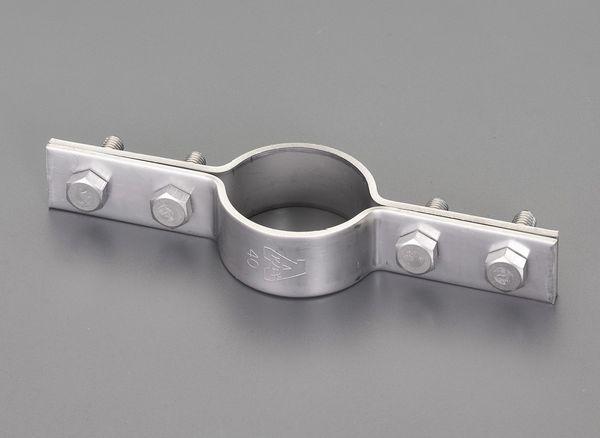 エスコ ESCO 100A ステンレス鋼管用床バンド (ステンレス製) EA440BJ-100 WO店