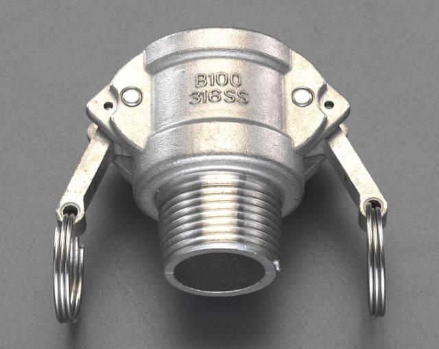 エスコ ESCO R2 1/2" 牡ねじカップリング(ステンレス鋼製) EA462DM-25 WO店