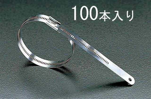 エスコ ESCO 11.9x450mm 結束バンド(316ステンレス製/100本) EA463FB-450 WO店の通販は 55,840円