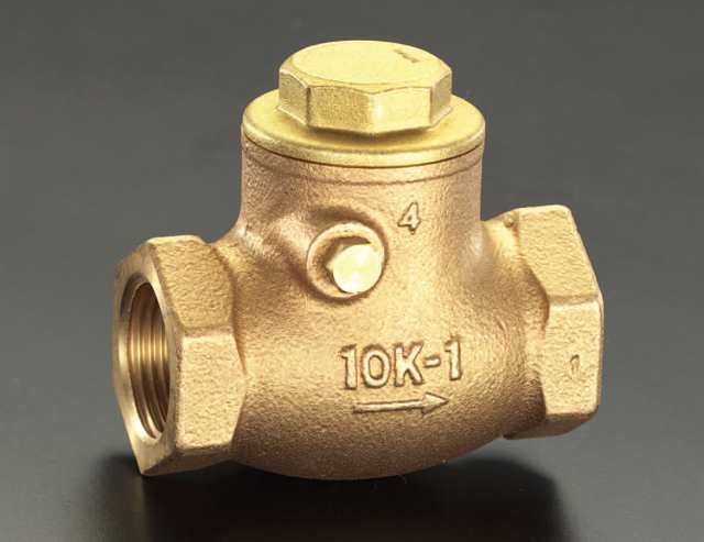 エスコ ESCO 1 1/4" スイングチャッキバルブ EA465A-12 WO店