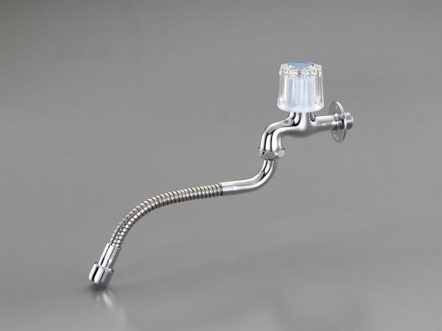 エスコ ESCO PJ1/2" 自在水栓(フレキ付) EA468BE-21 WO店