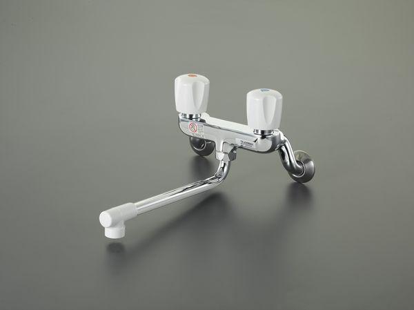 エスコ ESCO 2ハンドル混合水栓 EA468CY-42 WO店