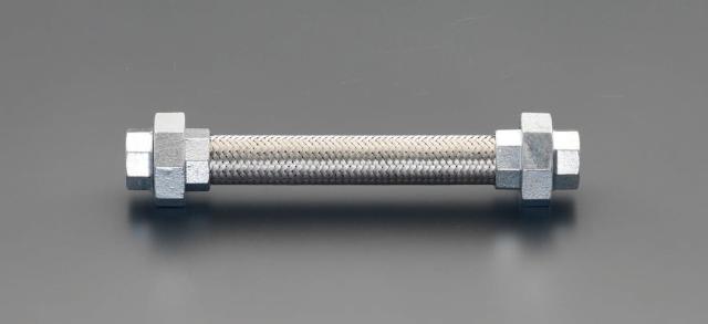 エスコ ESCO Rc 3/8" x700mm フレキシブルチューブ(ユニオン式/SUS) EA469ED-3 WO店