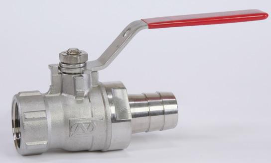 エスコ ESCO Rc 1" x27mm ボールバルブ(ステンレス製 タケノコ型) EA470AM-10 WO店